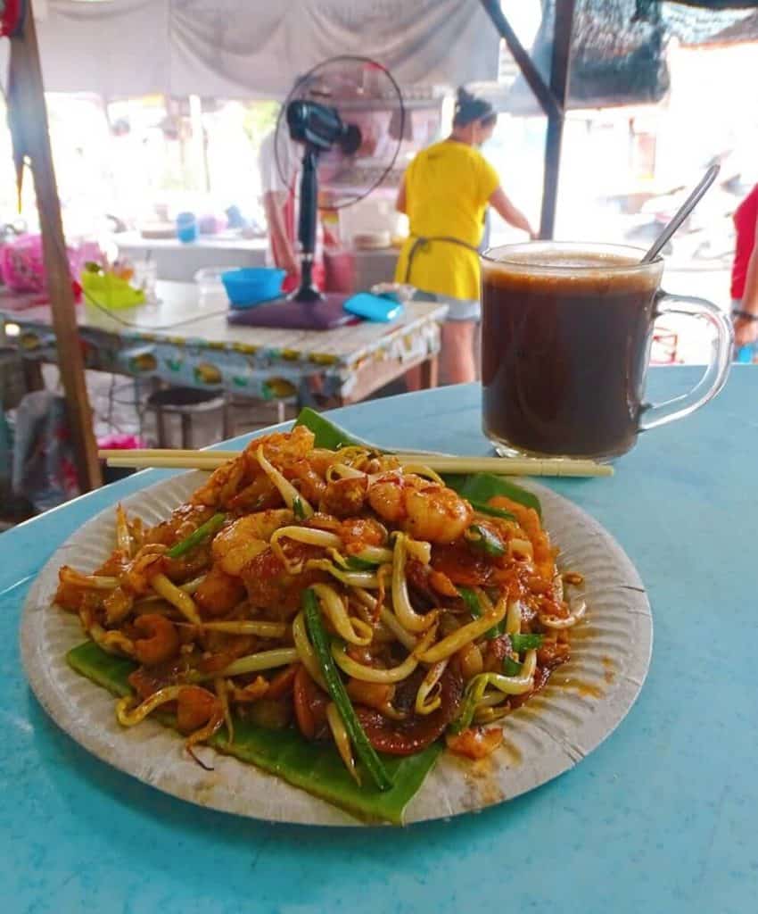 Char kway teow in Air Itam