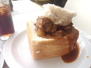 Bunny chow Cape Town food