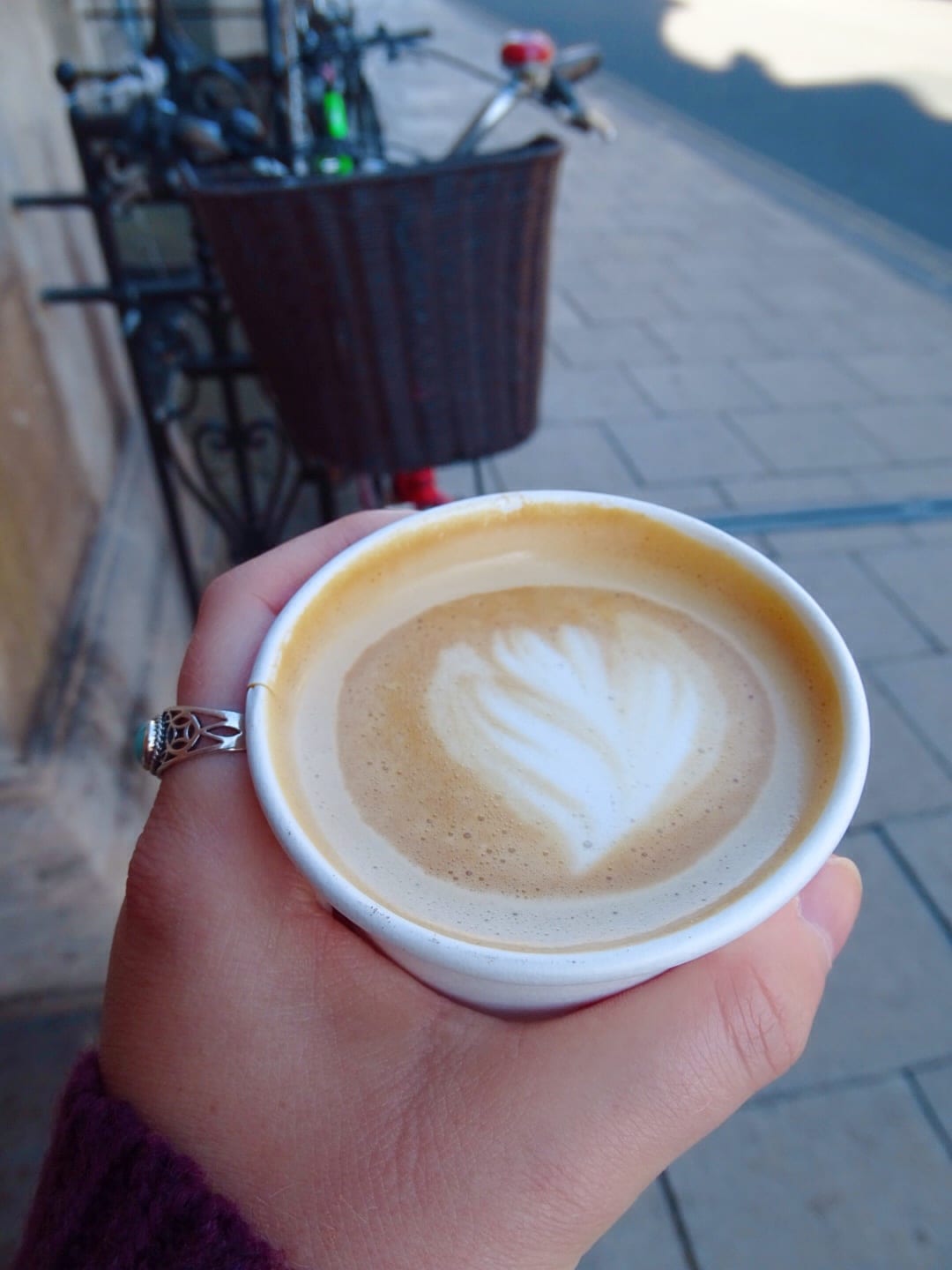 Flat white from Jericho Coffee Roasters Oxford