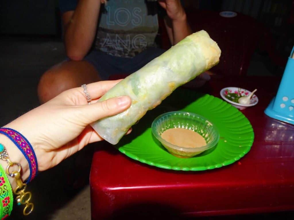 Spring rolls Quy Nhon Vietnam