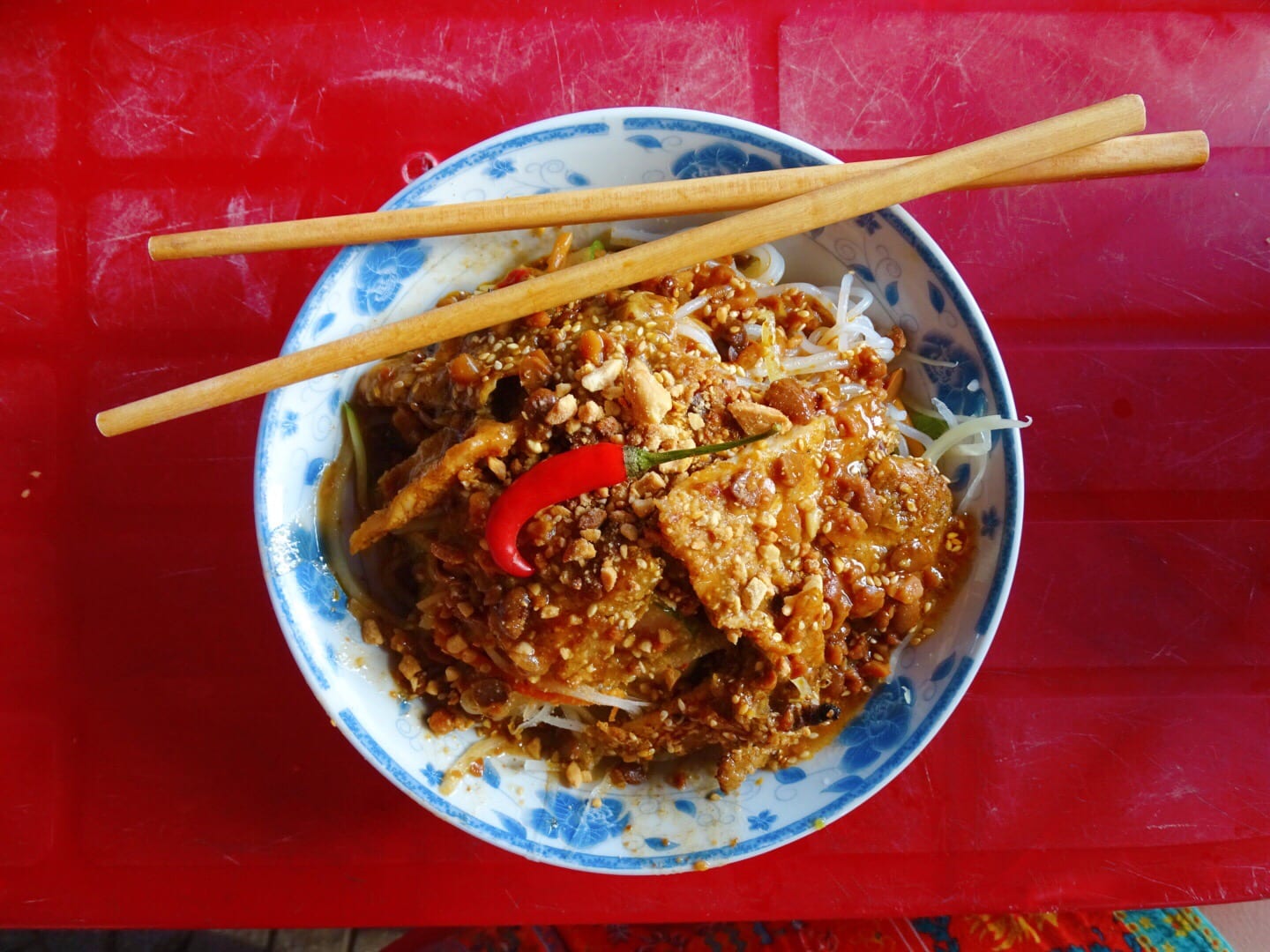 bun thit nuong Hoi An street food 