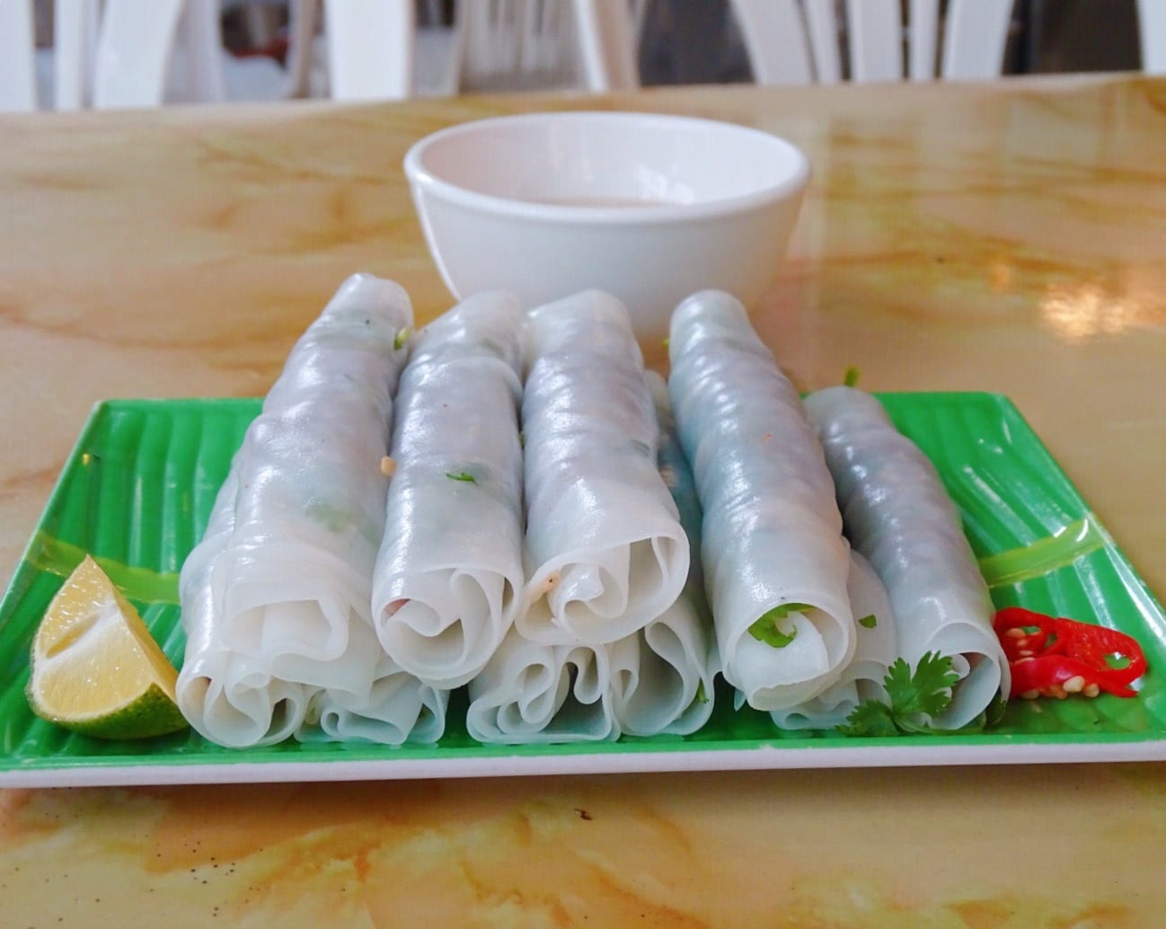 Pho cuon food in hanoi