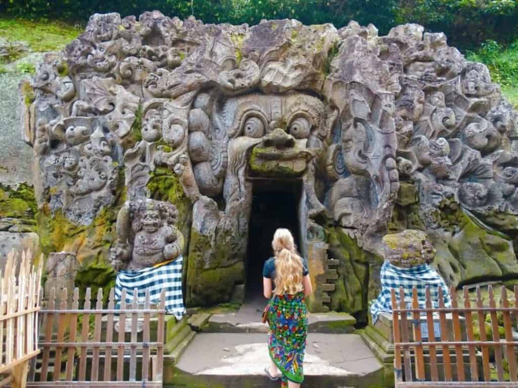 Goa Gajah attractions in Ubud bali