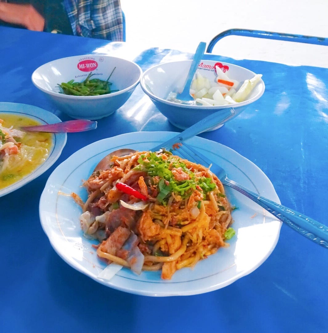 Bakmi goreng noodles in Yogyakarta food