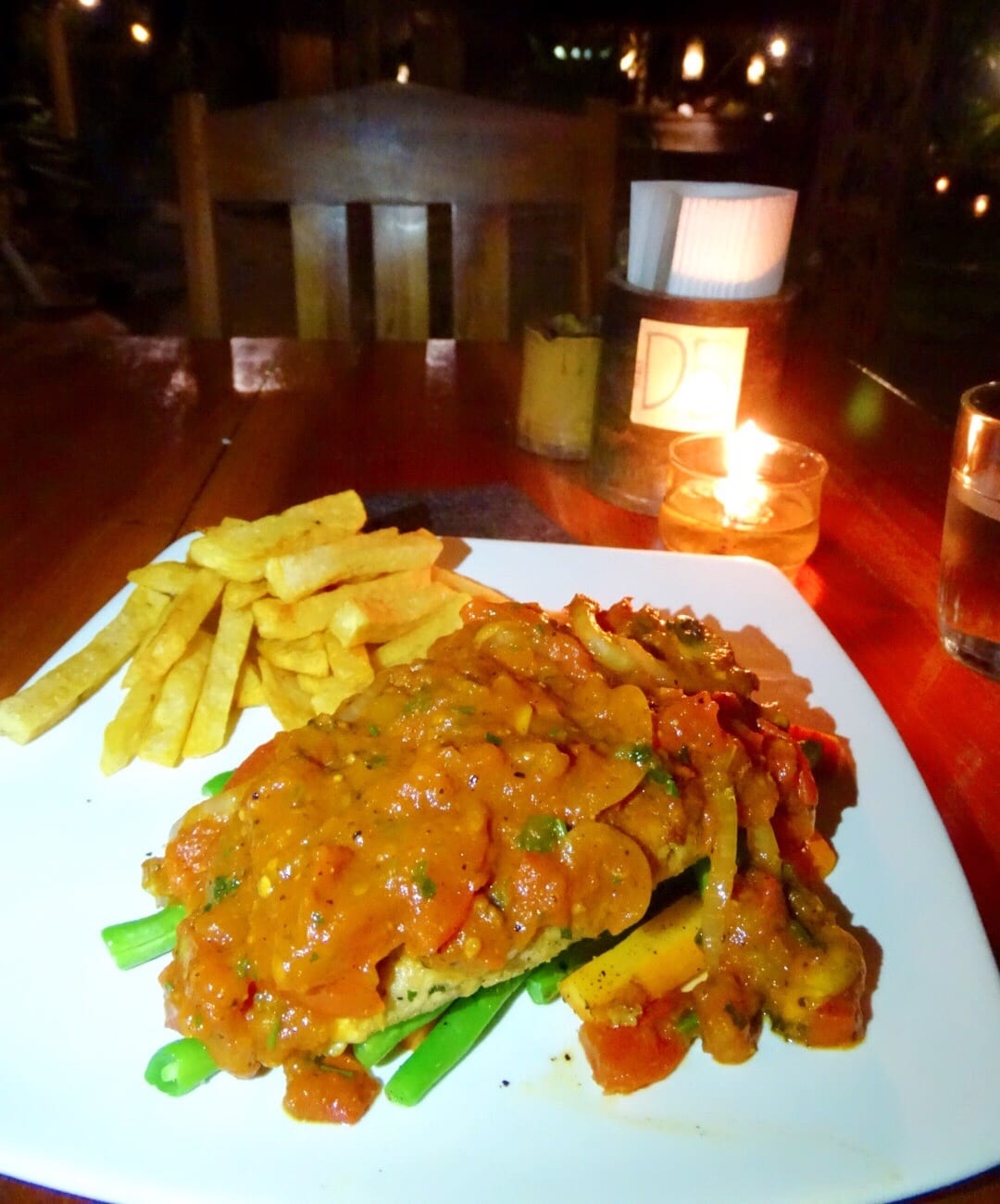 Tempeh steak Milas Vegetarian Yogyakarta 