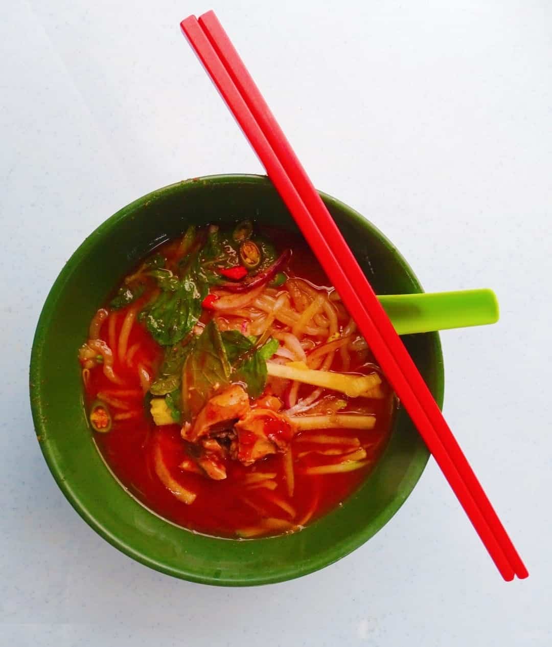 Assam laksa at Madras Curry Lane Kuala Lumpur Chinatown