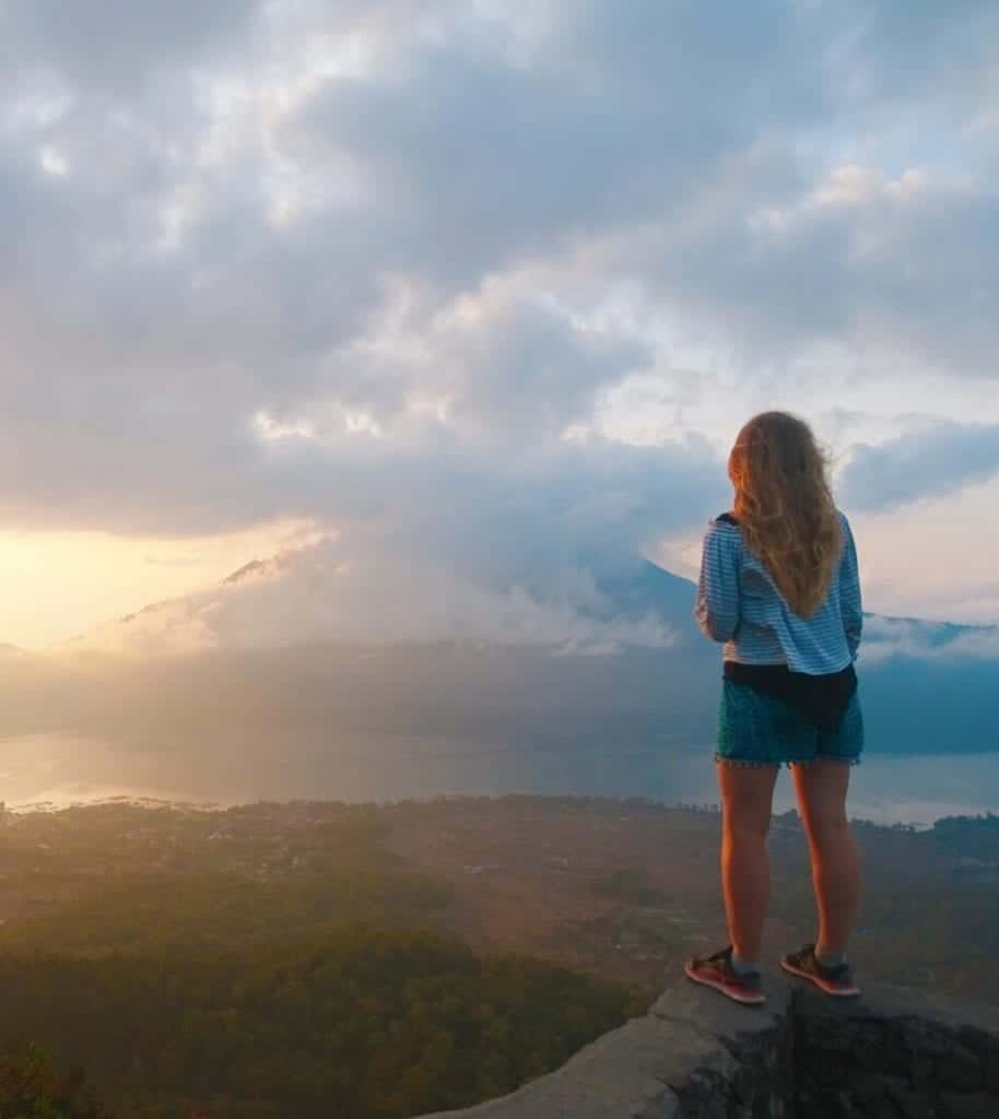 Mount Batur at sunrise