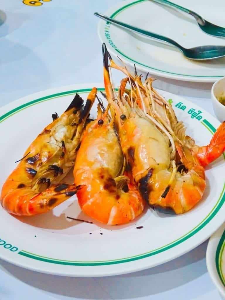 Giant prawns 