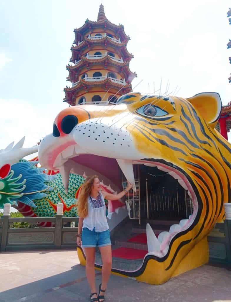 Tiger and Dragon Pagoda Kaohsiung Taiwan itiinerary