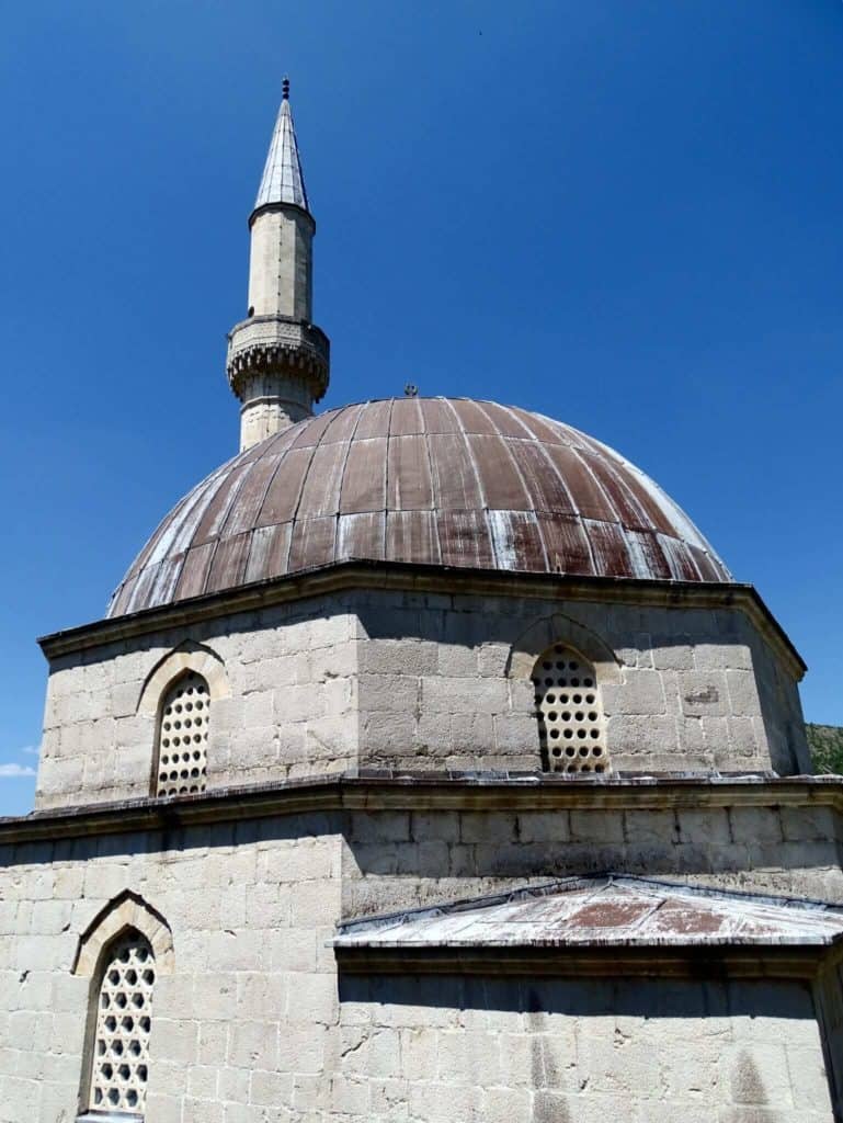 Ancient mosque in Pocitelj Bosnia