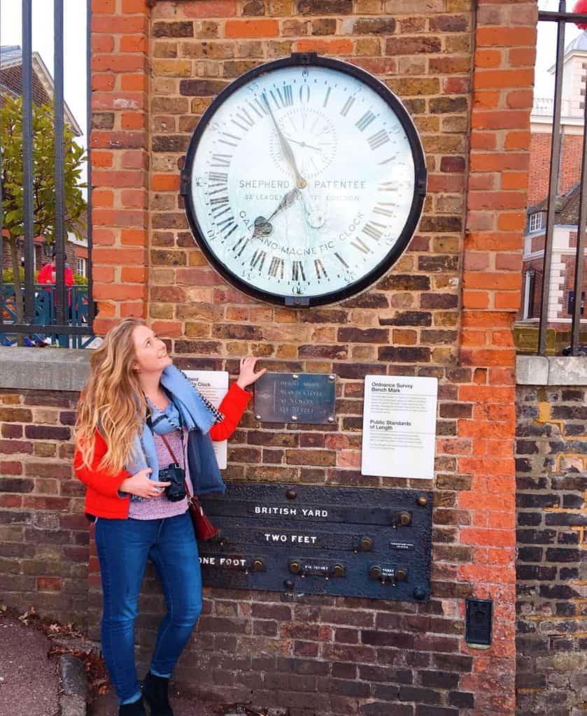 Meridan Line clock in Greenwich free activities