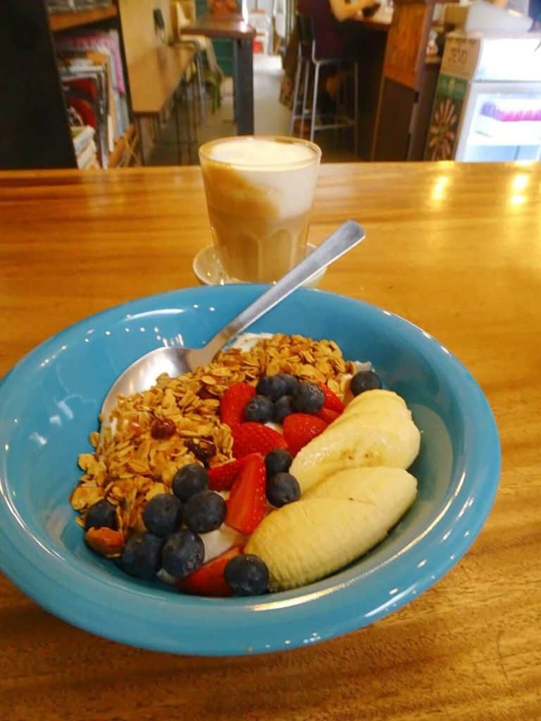 Bowl of healthy muesli Coffee Addict George Town