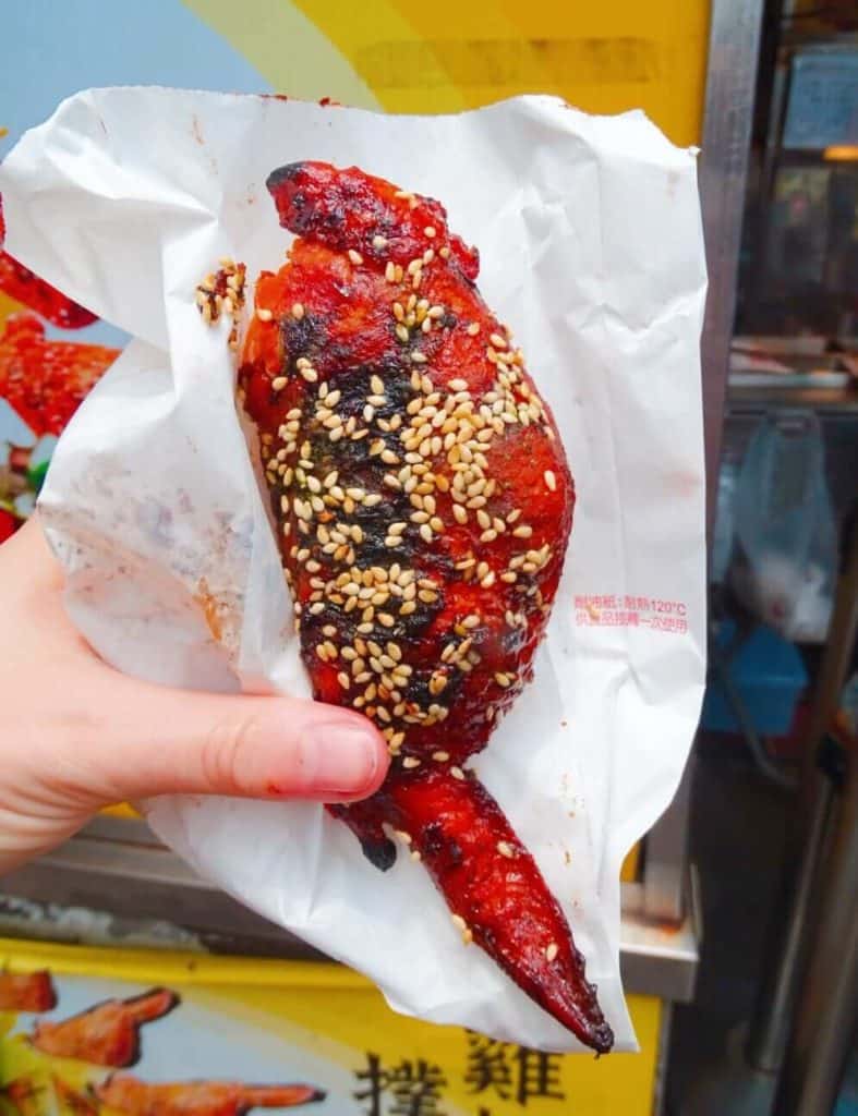 Stuffed chicken wing Taiwanese food