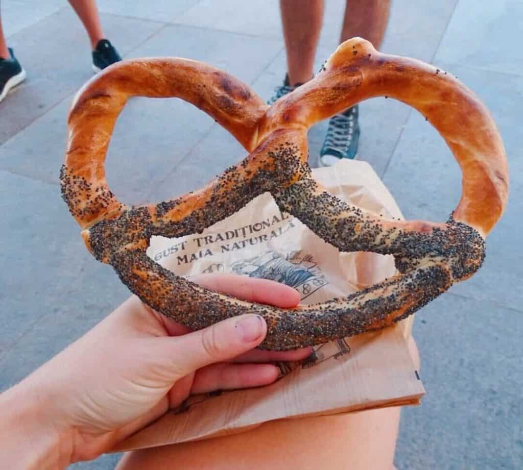 Pretzel in Bucharest Romania 