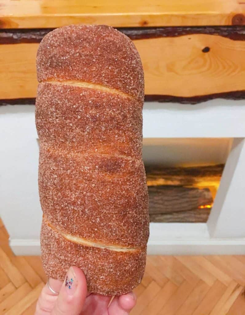 Kürtőskalács chimney cake Budapest food