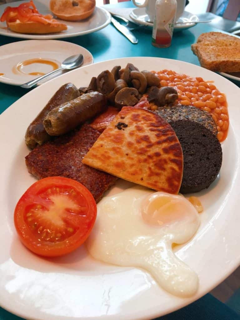 Scottish fry up at Rendezvous Cafe Inverness