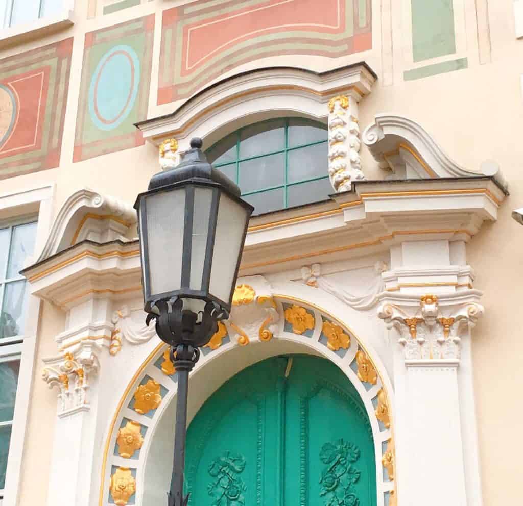 Building details Gdansk Poland