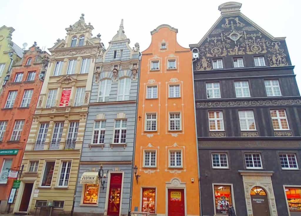 Colourful houses Gdansk 