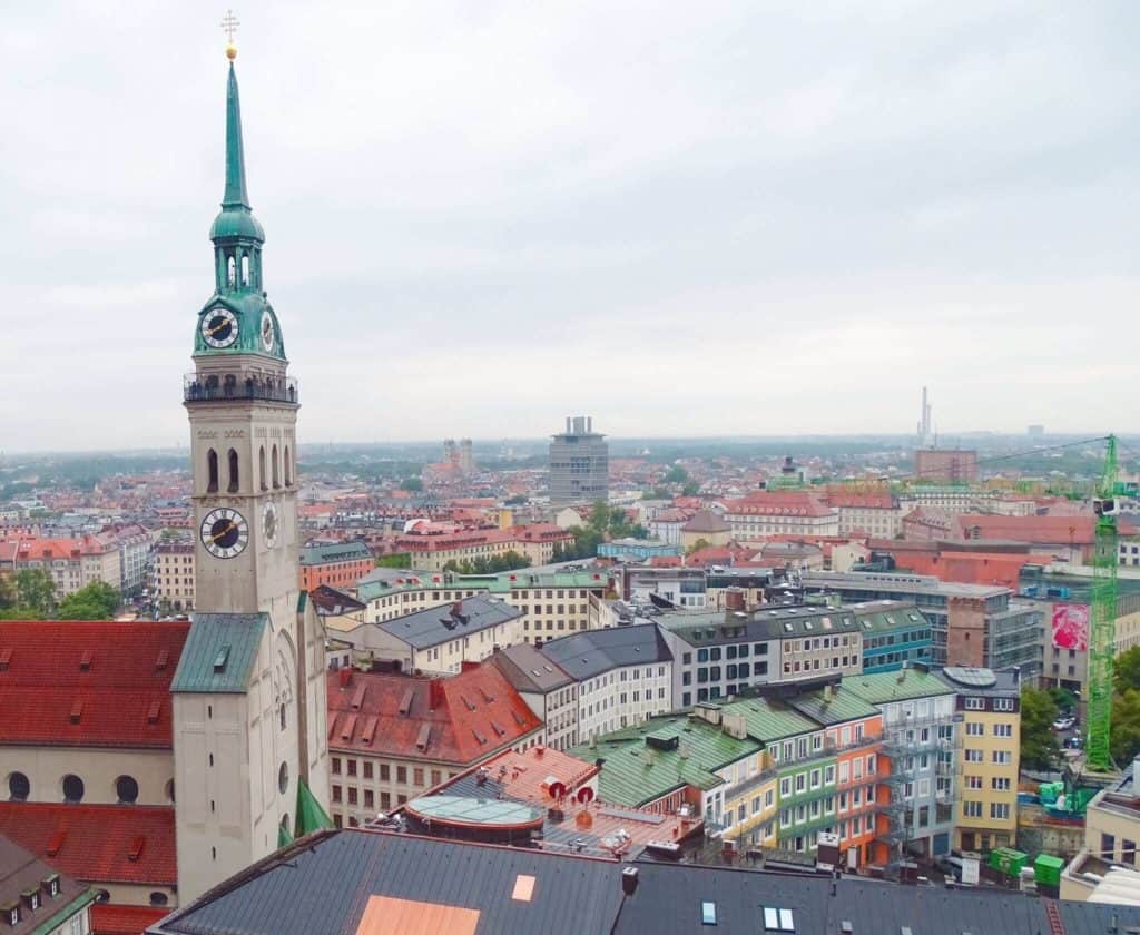 New Town Hall view Munich 