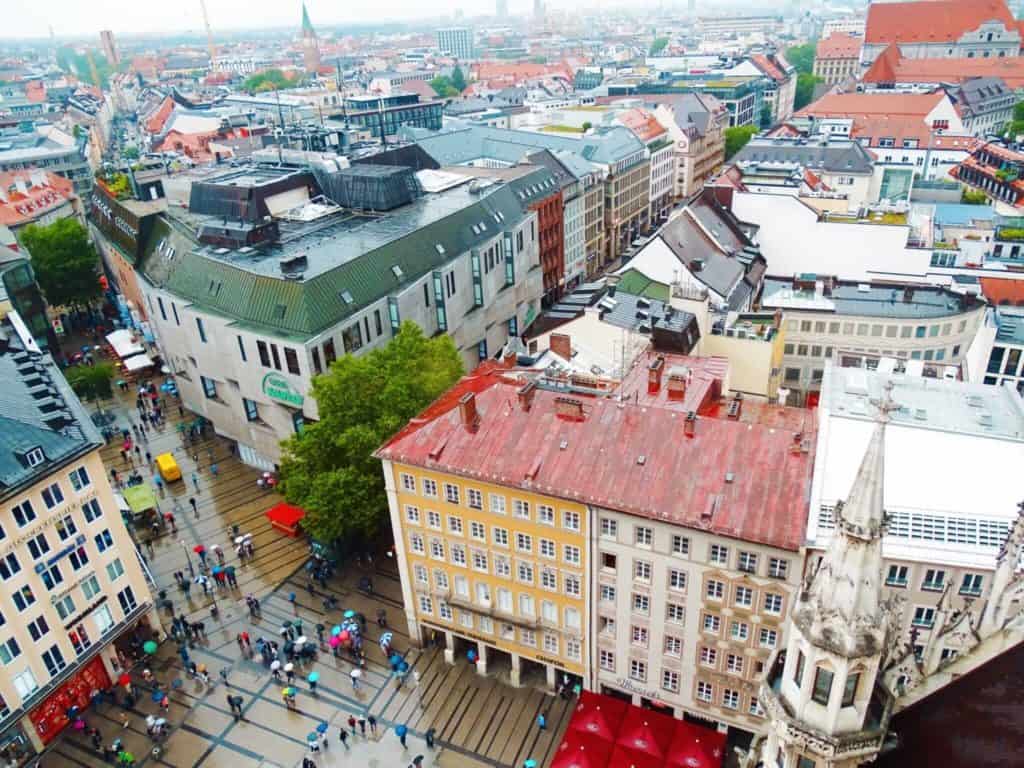 View of Munich from New Town Hall