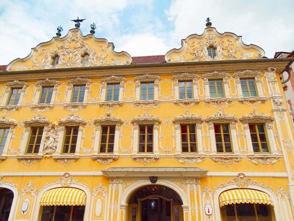 Yellow buildings Wurzburg 