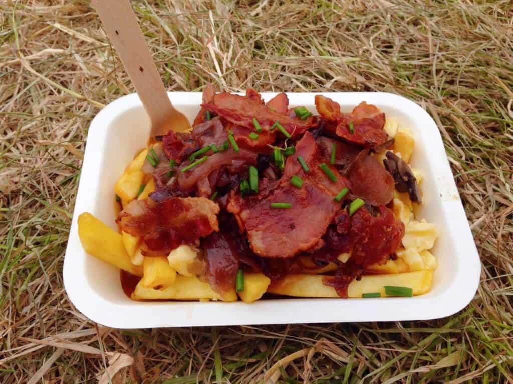 Poutine food truck Glastonbury Festival