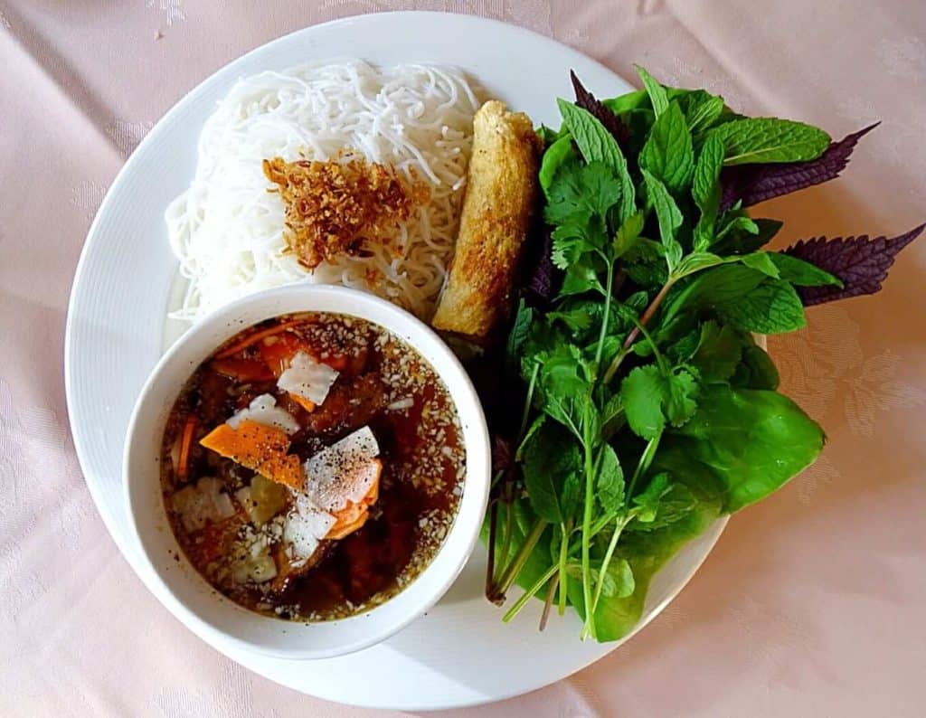 Bun cha Vietnamese food Birmingham