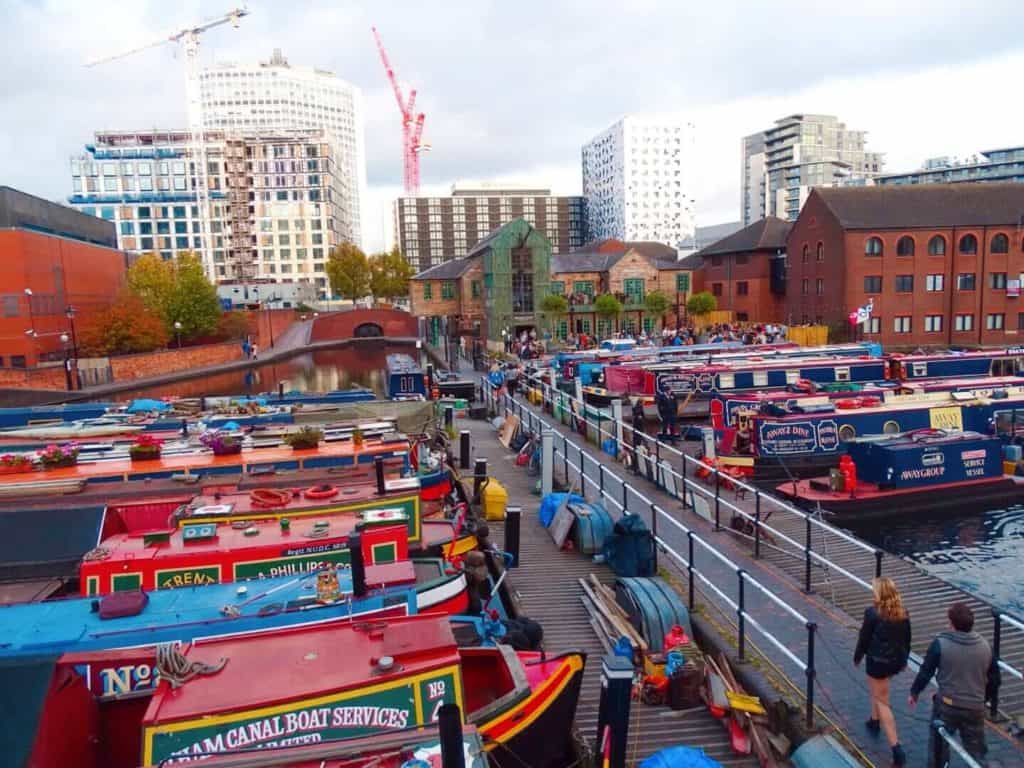 Birmingham canal boats