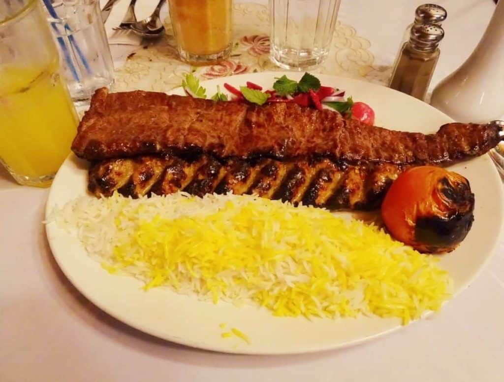 Iranian kebab Shiraz Restaurant Birmingham