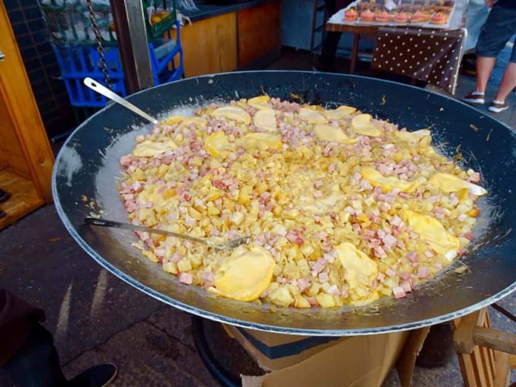 Tartiflette at Comptior Gourmand Maltby Street food market London