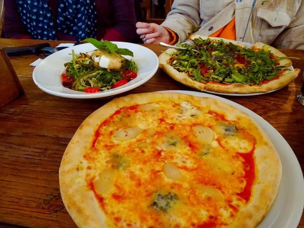 Woodfire pizzas at White Rabbit Oxford
