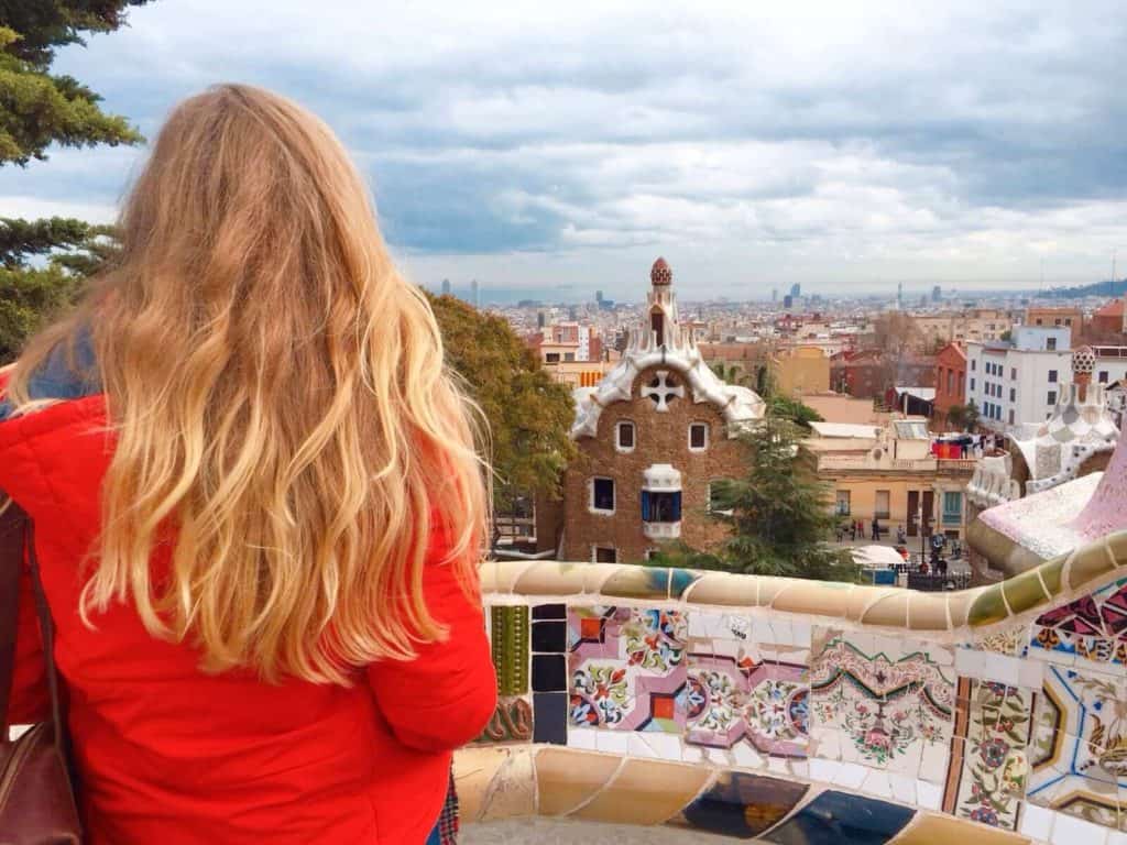 View from Park Guell Barcelona