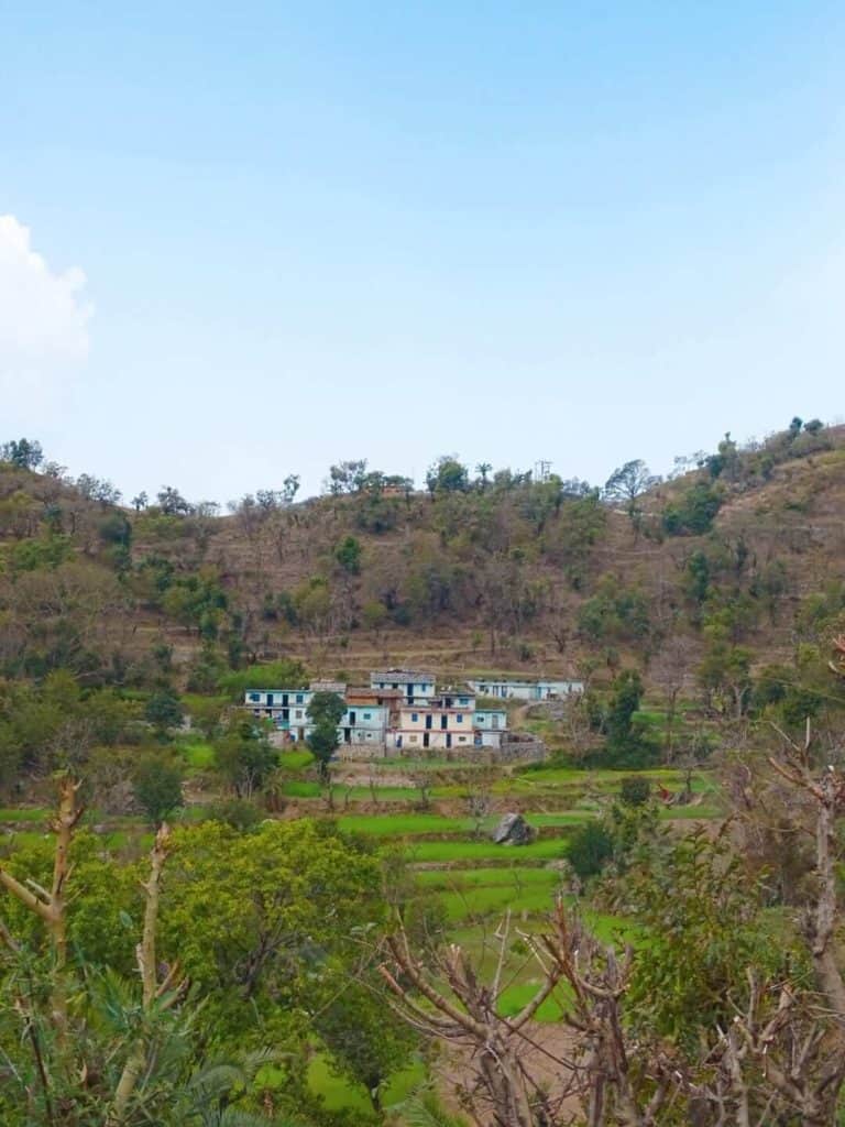 Countryside village Rishikesh India 