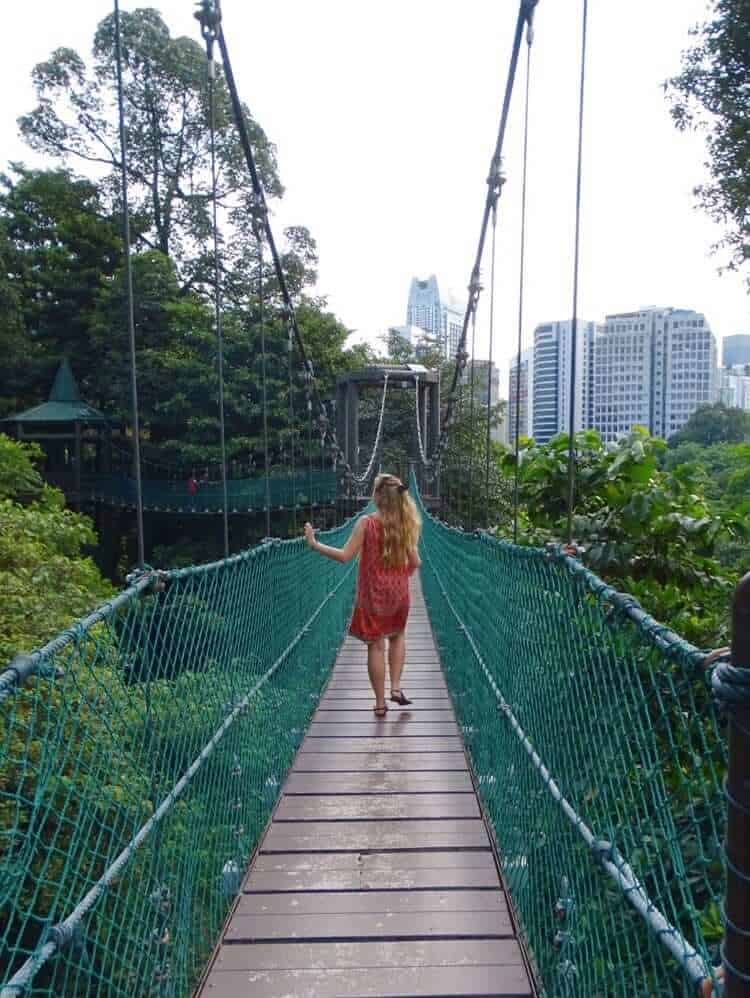 Hanging Bridge at KL Eco Park