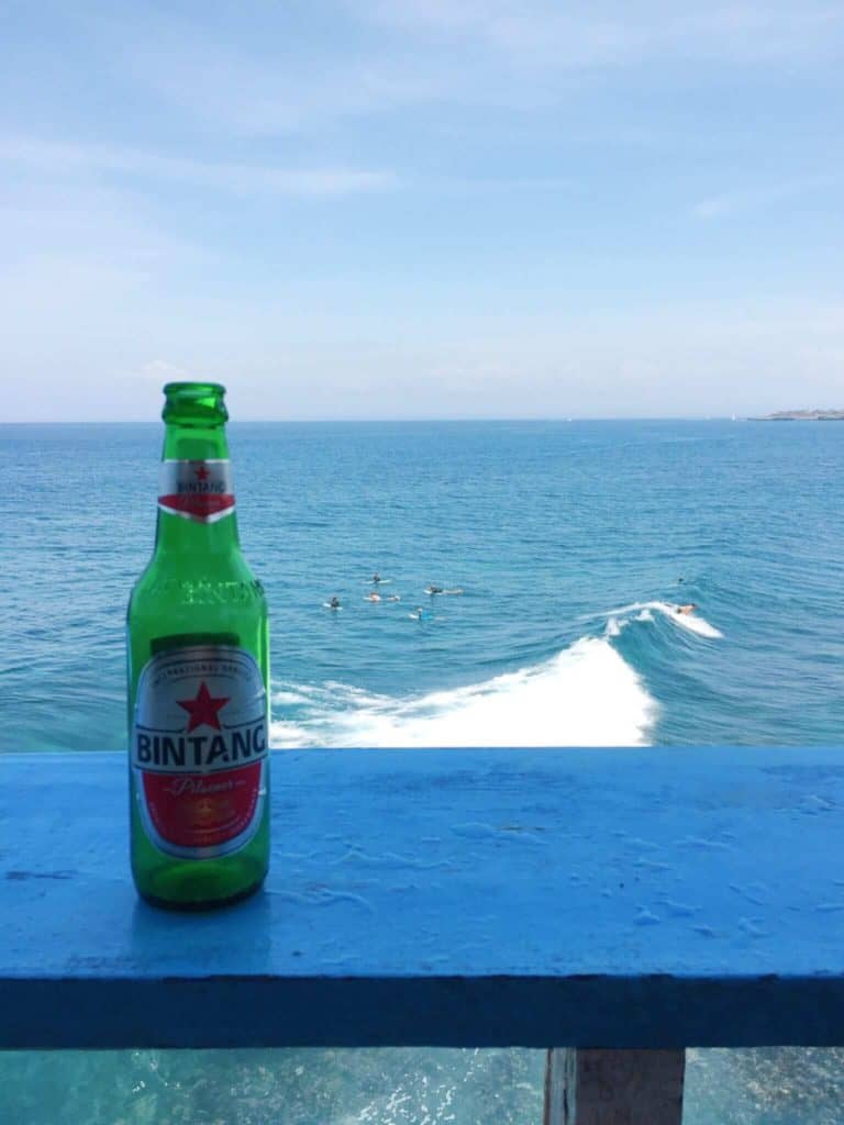 Bintang beer at Mahana Point 