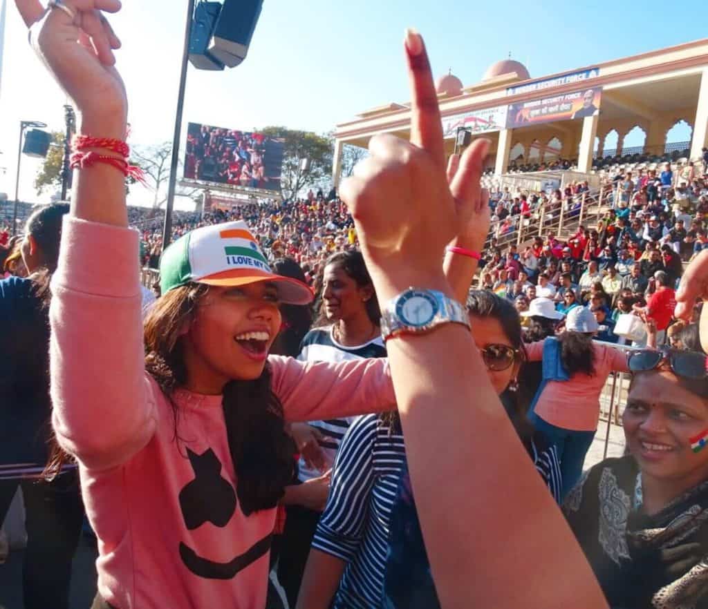 Wagah Border dance show Amritsar