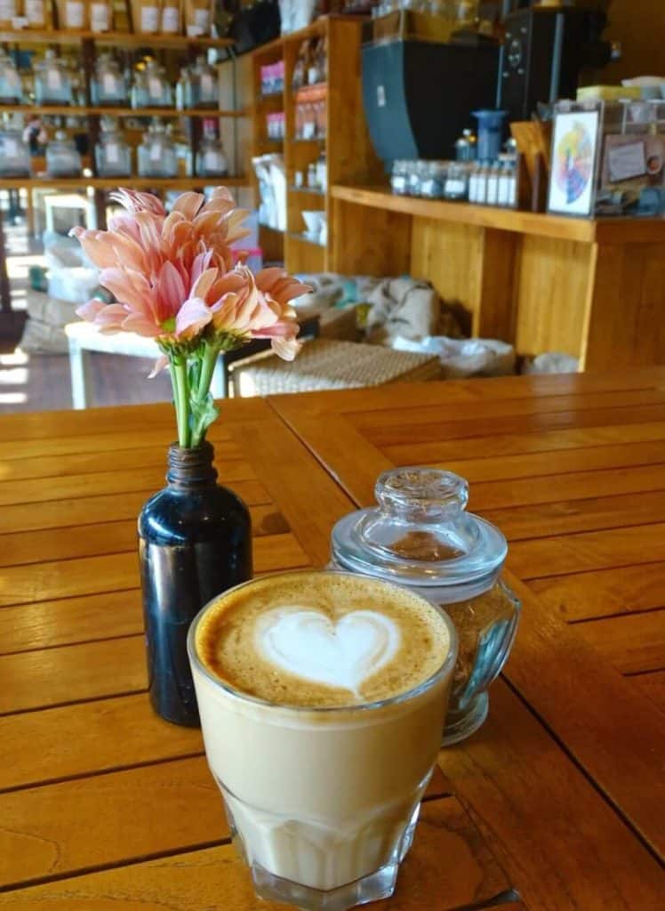 Cup of coffee at Ubud Coffee Roastery 