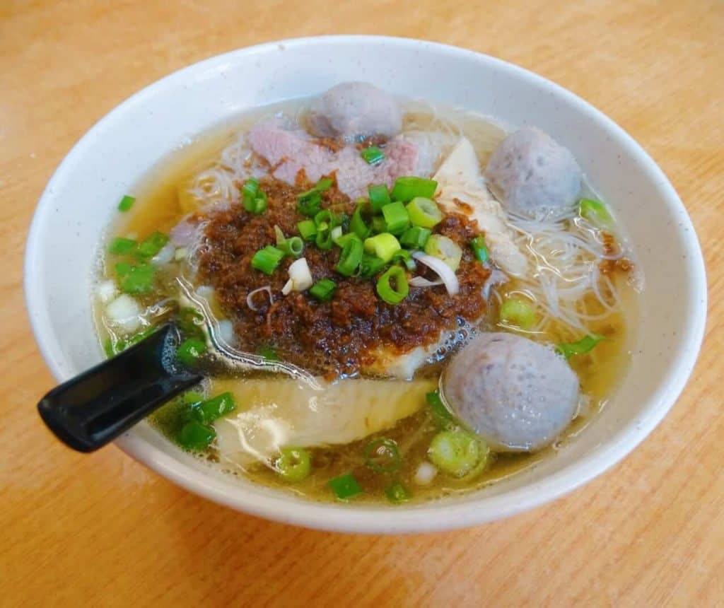 Chinese noodles in Chinatown Kuala Lumpur