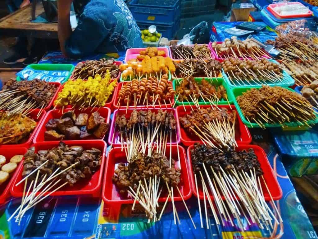 Satay street food Yogyakarta 