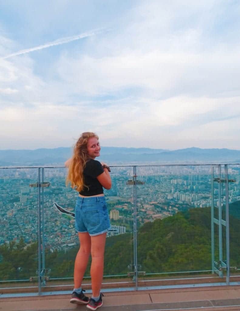 Mirador de la ciudad de Daegu Corea del Sur