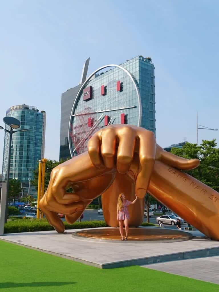 Gangnam gold hands seoul itinerary
