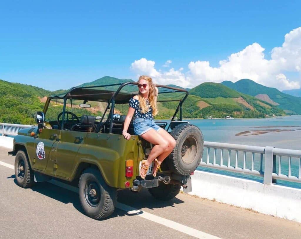 Open top Jeep 