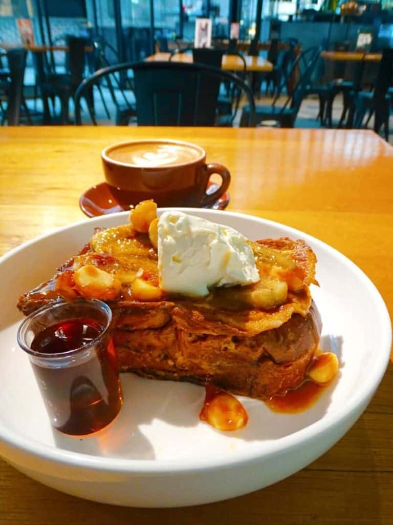 French toast at Plan B Cafe