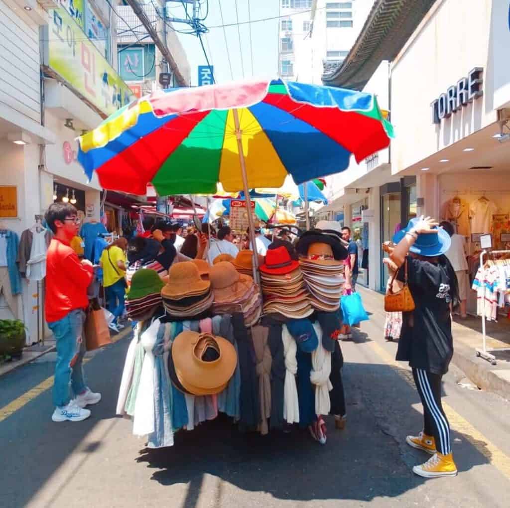 Market in Nampo District Busan