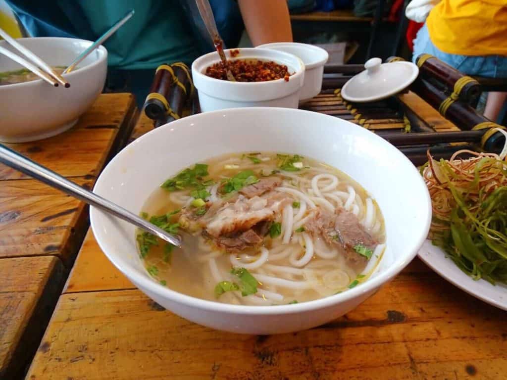 Beef noodles Ho Chi Minh food