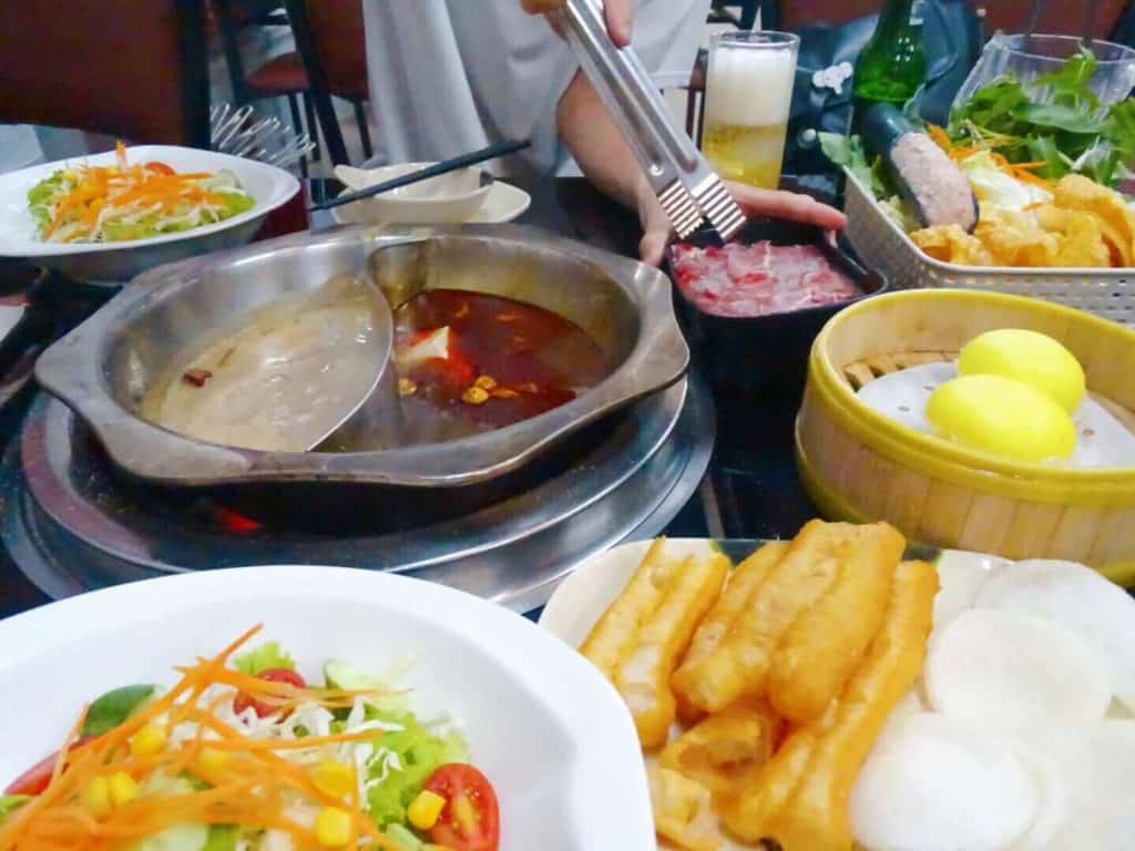 Vietnamese hot pot Hanoi food