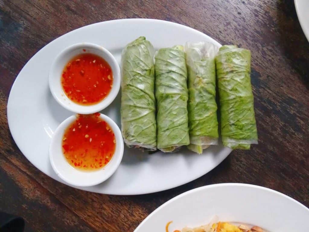 Vegetarian spring rolls Hoi An 