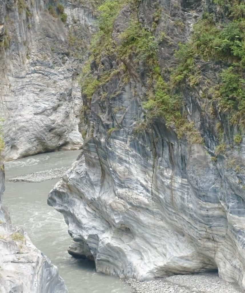 Rock formation Taroko National Park