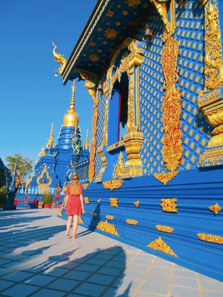 Blue Temple Chiang Rai attractions 