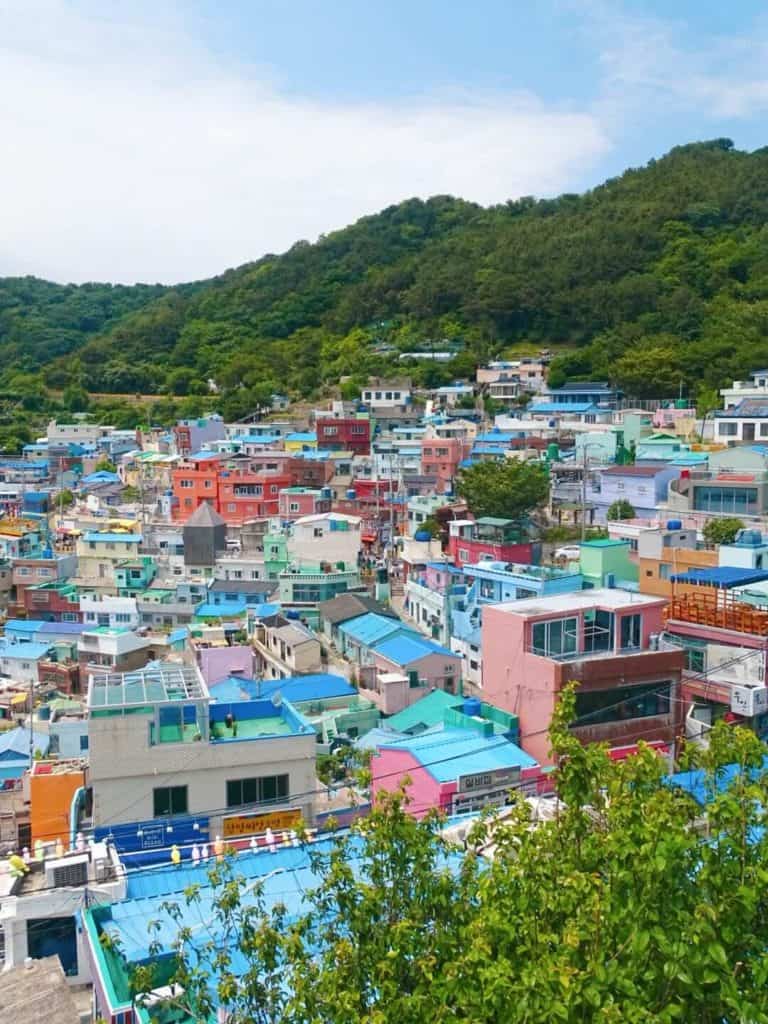 Colourful houses Gamcheon Culture Village Busan